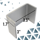 Boxer Heavy Duty Weld On Stake Pocket Anchors for Flatbed Trailers and Trucks - Fits 2" x 4" Stud-3