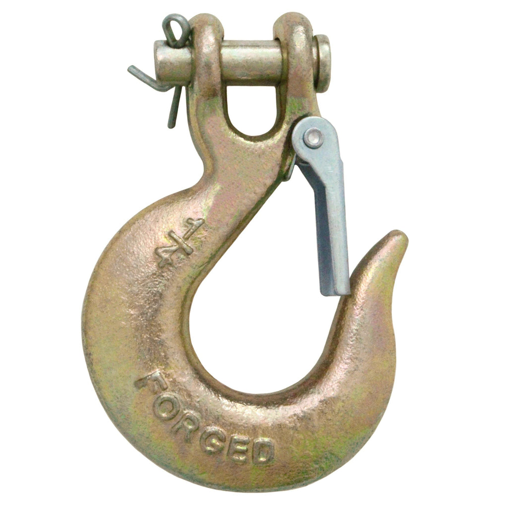 High Test Forged Clevis Hook with Latch - Boxer Tools