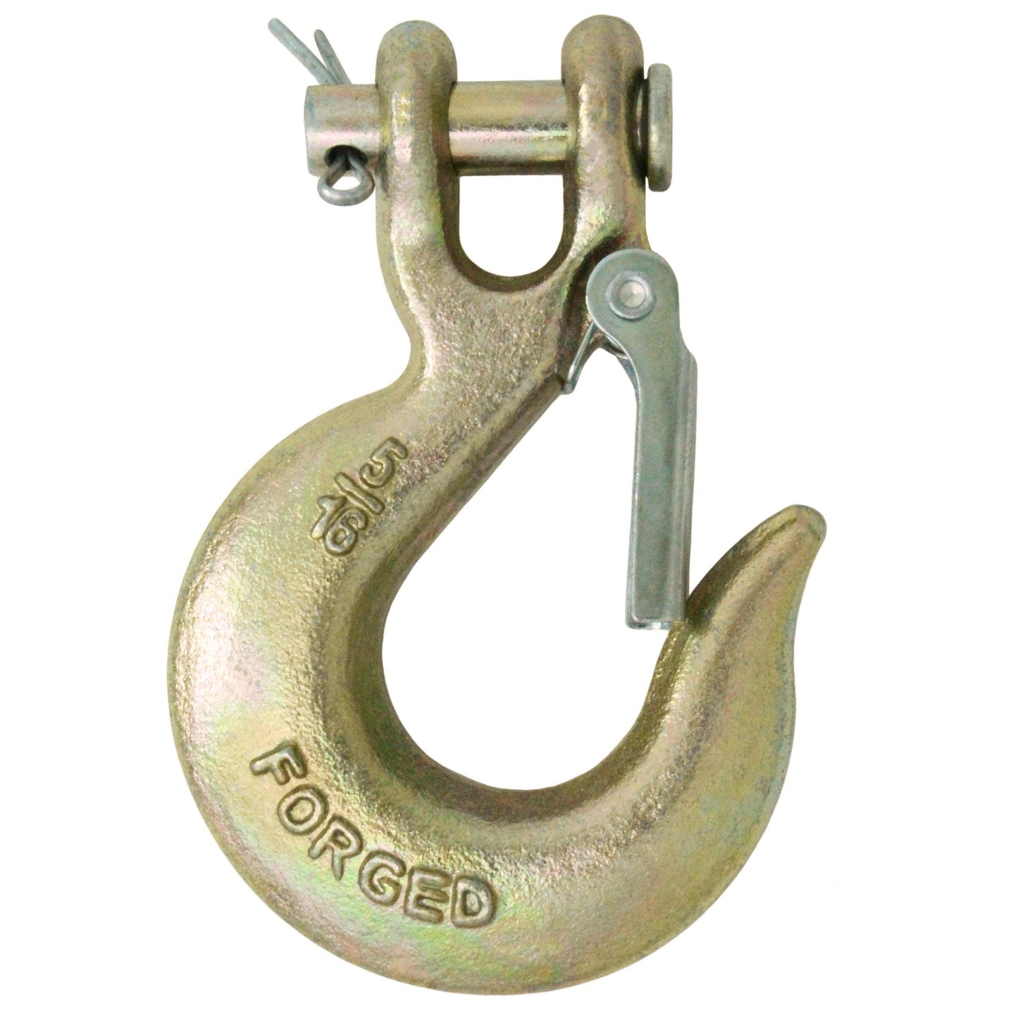 High Test Forged Clevis Hook with Latch - Boxer Tools