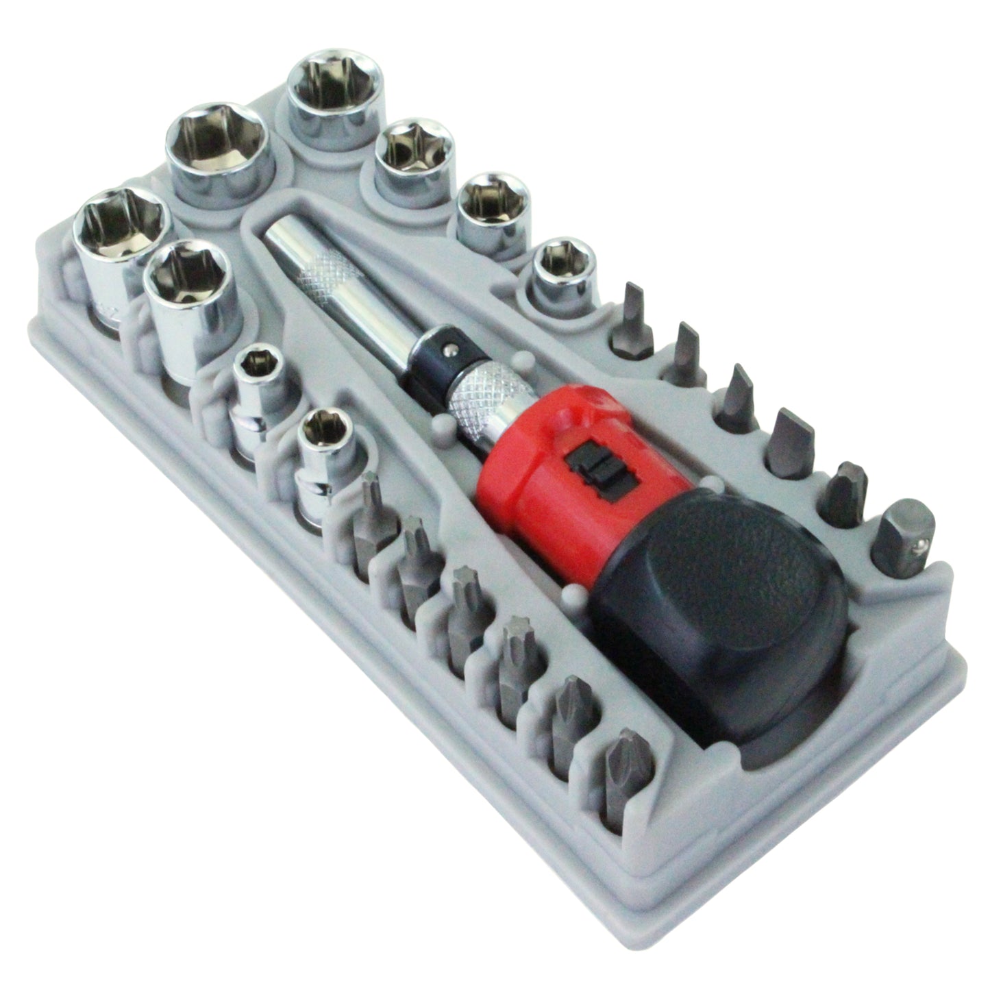 Boxer 24-Piece Compact Ratchet Tool Set for Dynamic Precision