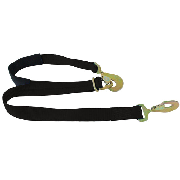 Car Tie Back with Twist Snap Hook and Adjustable Axle Strap - Boxer Tools