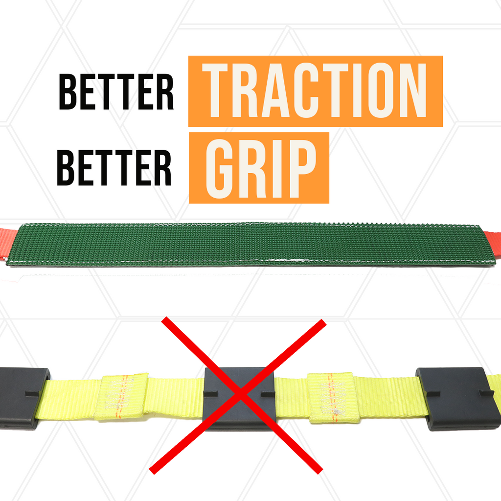 Boxer GripGuard Pro Swivel J Hook Car Tie Down 4 Pack 2" x 8' with Advanced 3-Point System