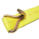 Boxer 4" x 18" Heavy Duty Ratchet Strap Short End - Twin J Hook / Wire Hook - 16,200 lb BS - Double Locking Buckle-3